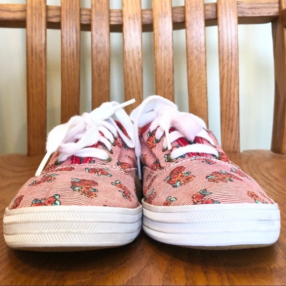 ๐ 6/$60, 60. KEDS x Taylor Swift, Floral Print, Canvas Sneakers, Size 8.5 - Picture 5 of 10